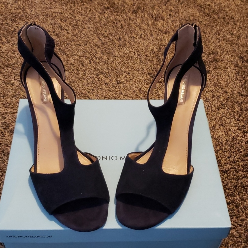 Navy Blue Short heels